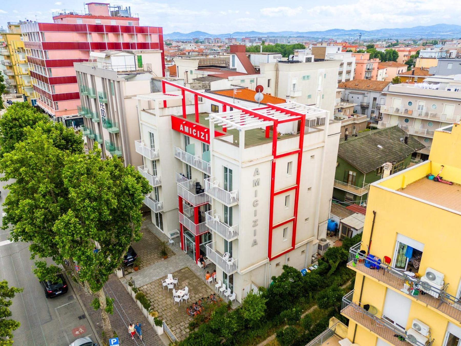 Hotel Amicizia Rimini Dış mekan fotoğraf