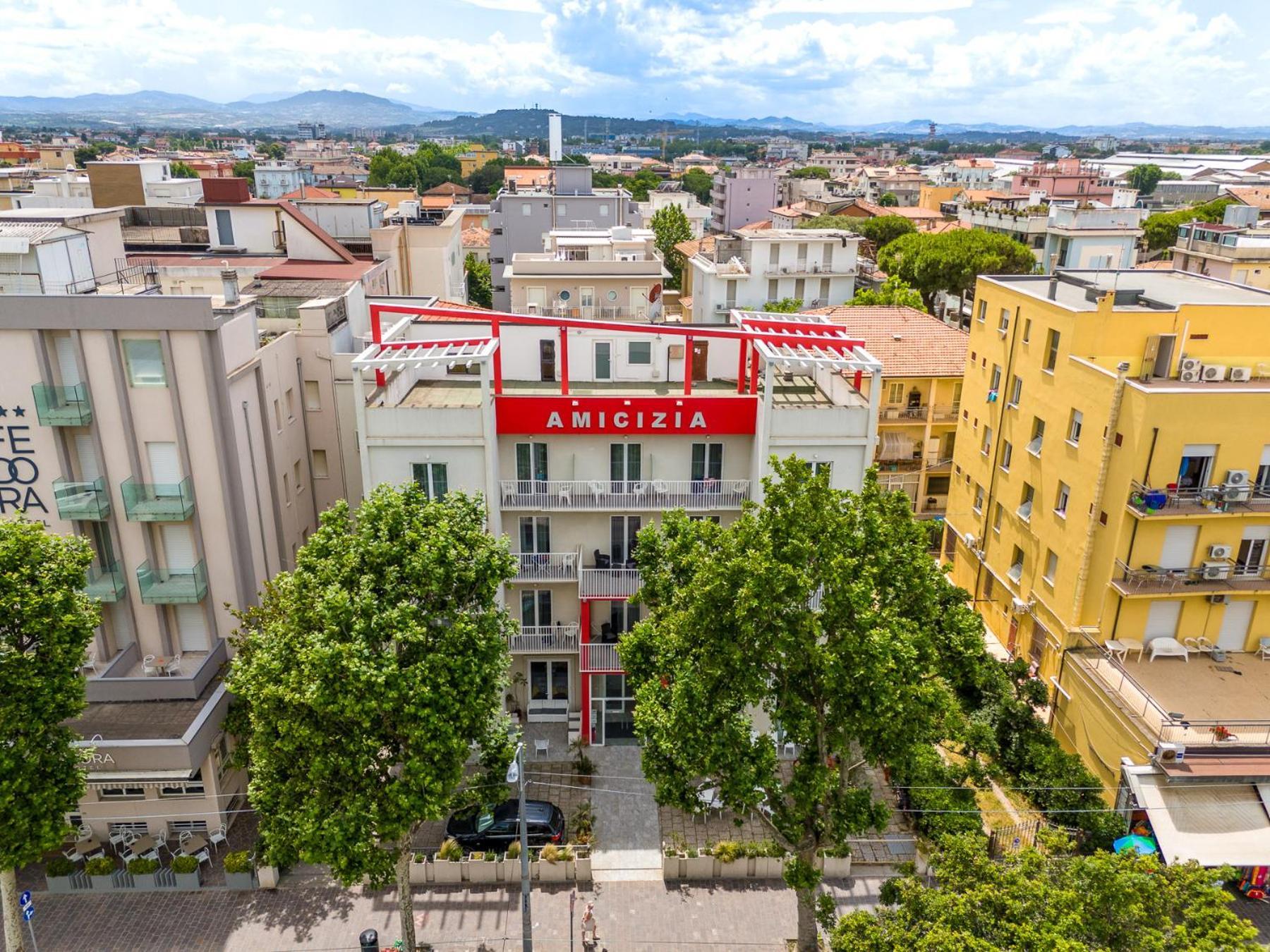 Hotel Amicizia Rimini Dış mekan fotoğraf